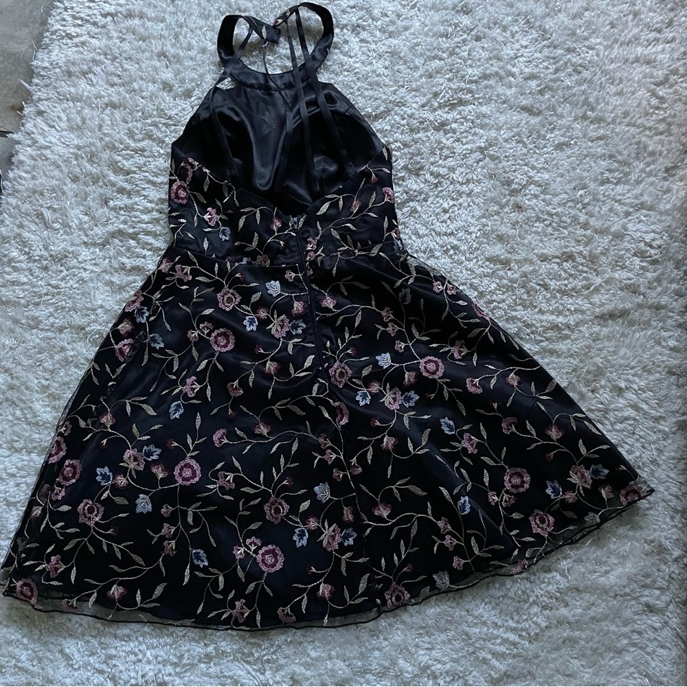 Windsor dress’s black floral.